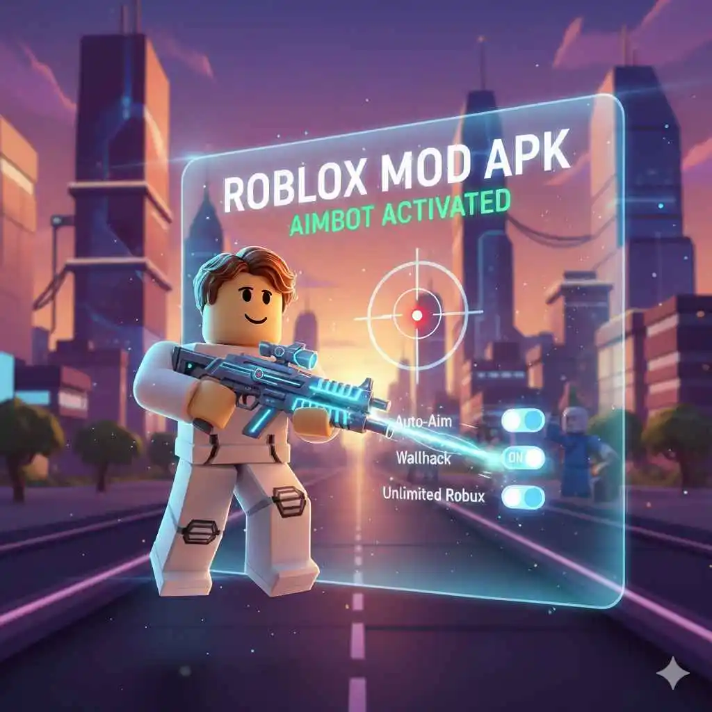 Roblox Mod APK v2.710.707-Unlimited Robux & Mega Menu 13 Roblox Aimbot