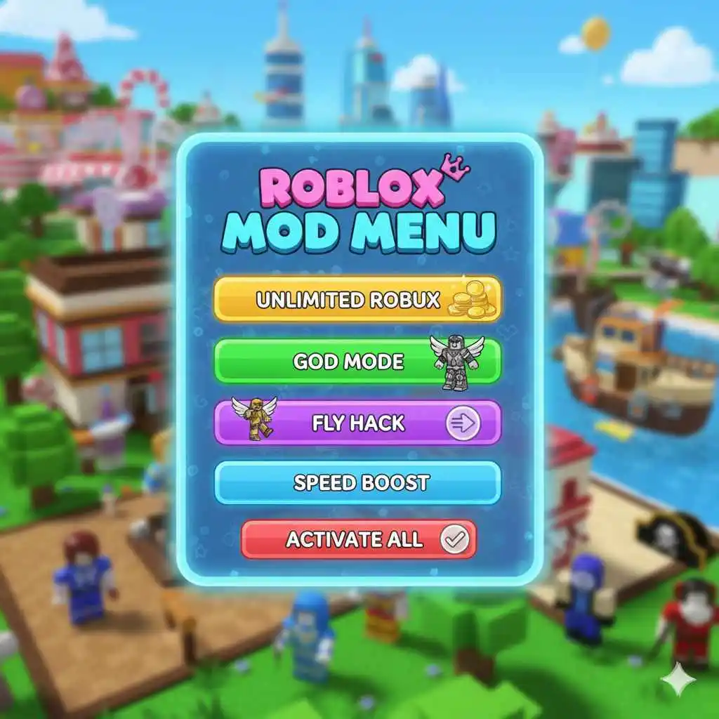 Roblox Mod APK v2.710.707-Unlimited Robux & Mega Menu 9 Roblox mod menu