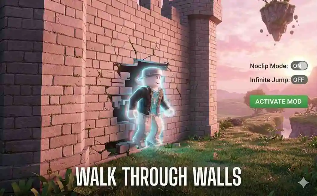 Roblox Mod APK v2.710.707-Unlimited Robux & Mega Menu 8 walk through wals